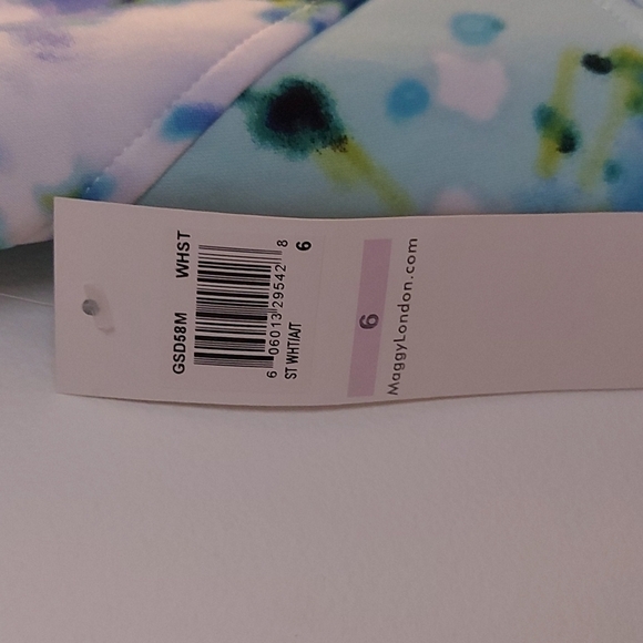 NWT Maggie London Sleeveless Dress Size 6 - Picture 4 of 6